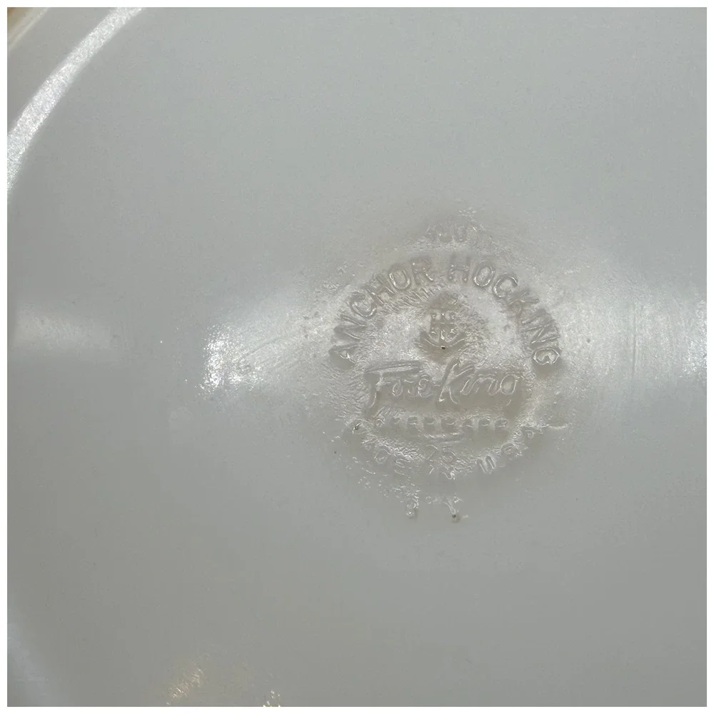 Anchor Hocking Fire King Peach Luster Pie Plate Baking‎ Dish